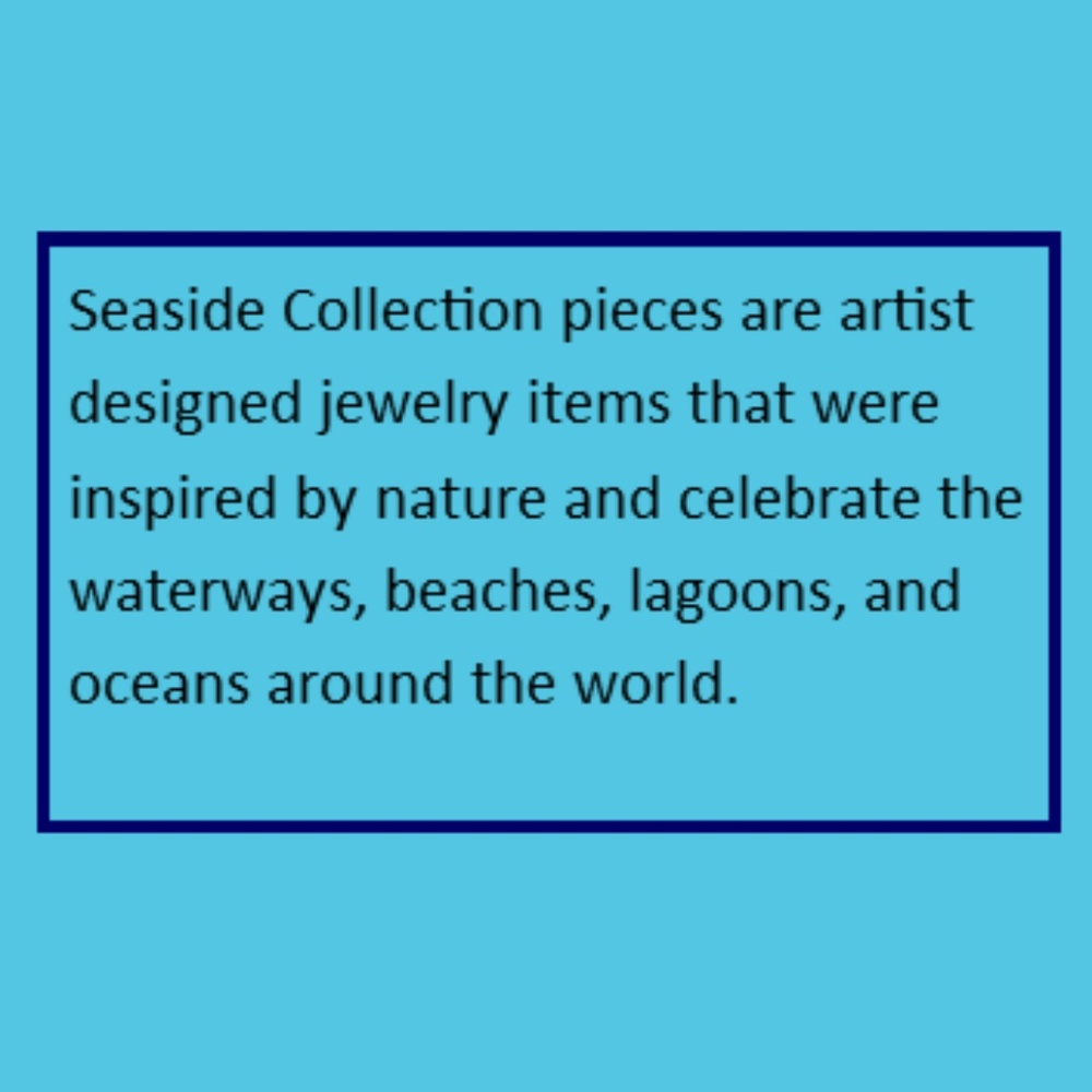 Blue Striped Botswana Agate & Topaz Earrings - Picture 3 of 5